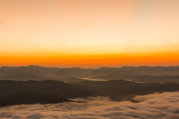 fog on mountain
