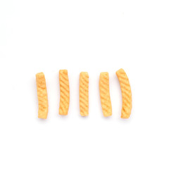 cracker isolated on white background