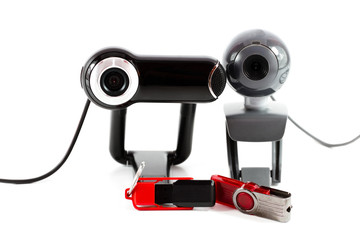 Webkamera mit  Speicherstick
