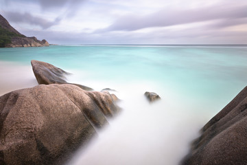 Anse Source D'Argent Long Exposure, Seychelles © IndustryAndTravel