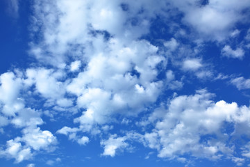 Blue sky with clouds