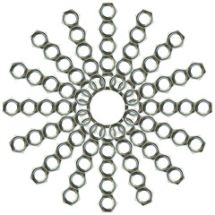 Nut isolated on a white background