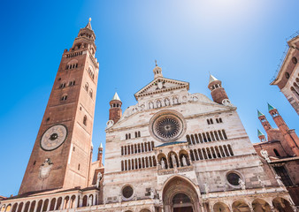 Cathedral of Cremona, Lombardy, Italy - obrazy, fototapety, plakaty