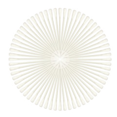 Abstract of Cotton buds isolated on white background