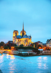 Notre Dame de Paris cathedral