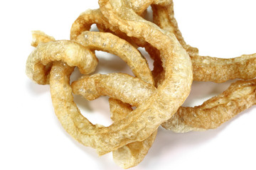 skin pork fried