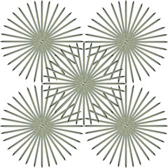 metal nails isolated on white background