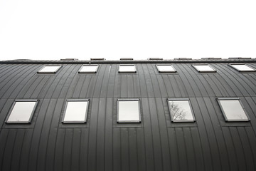 Abstrakcyjna architektura w czerni i bieli