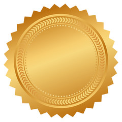 Blank certificate seal
