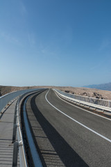 Fototapeta premium Paski bridge (Pag bridge)