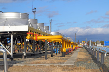 Fototapeta premium Gas pipeline