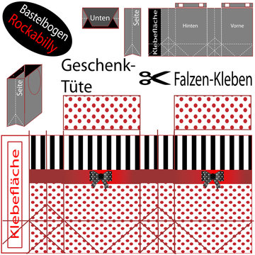 Geschenk-T&uuml;te / Bastelbogen