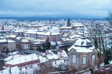 Fototapeta na wymiar Bamberg Winter city