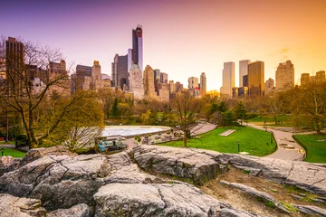 Photo sur Plexiglas New York Central Park at Dusk in New York City