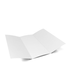 Blank brochure