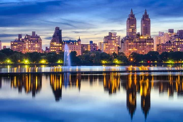 Fotobehang New York New York City Central Park Skyline at the Reservoir  © SeanPavonePhoto
