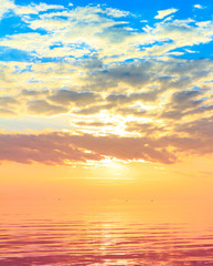 Obraz na płótnie Canvas Sun Panorama Rising