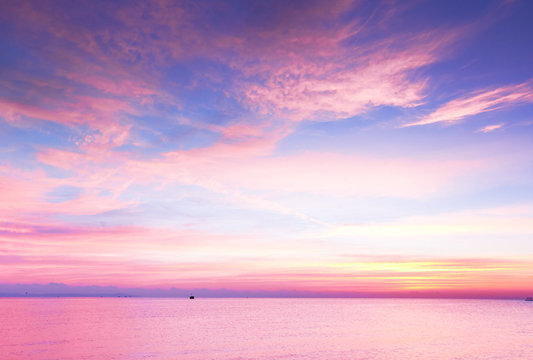 Vibrant Cloudscape At Sunrise