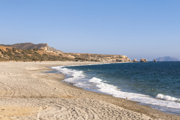 Triopetra has been named after the three rocks in the sea