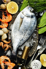 Delicious fresh fish