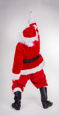 Santa Claus with middle finger