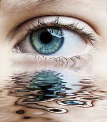 Fototapeta premium eye of the child