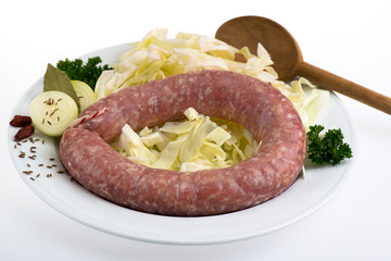 Bratwurst- roh