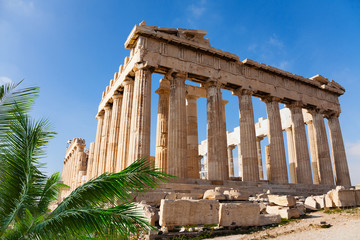 Parthenon temple in Acropolis, Athens, Greece