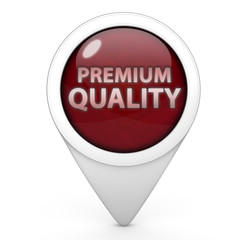 Premium quality pointer icon on white background