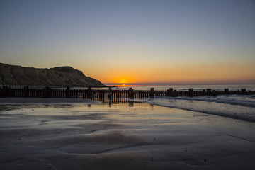 Sunset at Sheringham Beach