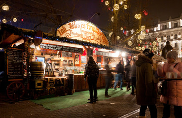 New Year's market in Budapest