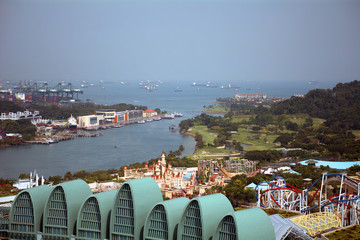Obraz premium View of the city, Singapore