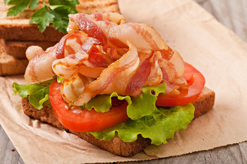 hot big sandwich