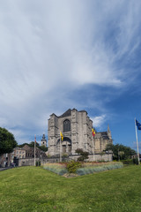 The Sainte-Waudru Collegiate Church in Mons, Belgium