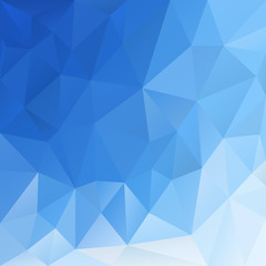 vector polygonal background triangular design in blue sky color