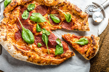 Rustic pizza