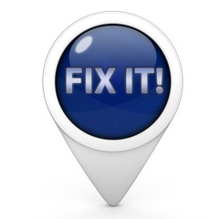 Fix it pointer icon on white background