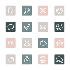 Web & internet icons set