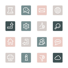 Web & internet icons set