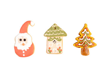 Decorative christmas cookies