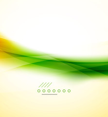 Blurred flowing business wave