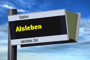 Anzeigetafel 6 - Alsleben