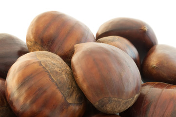 background of chestnuts