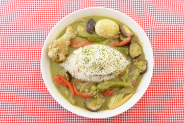 美味しそうなグりーンカレー