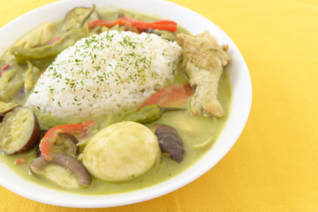 美味しそうなグりーンカレー