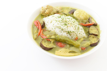 美味しそうなグりーンカレー