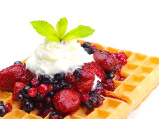 fruit wafel