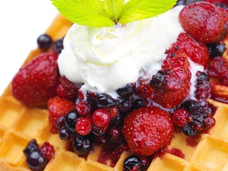 fruit wafel