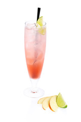 Pink cocktail