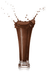 Chocolate Splash in A Glass